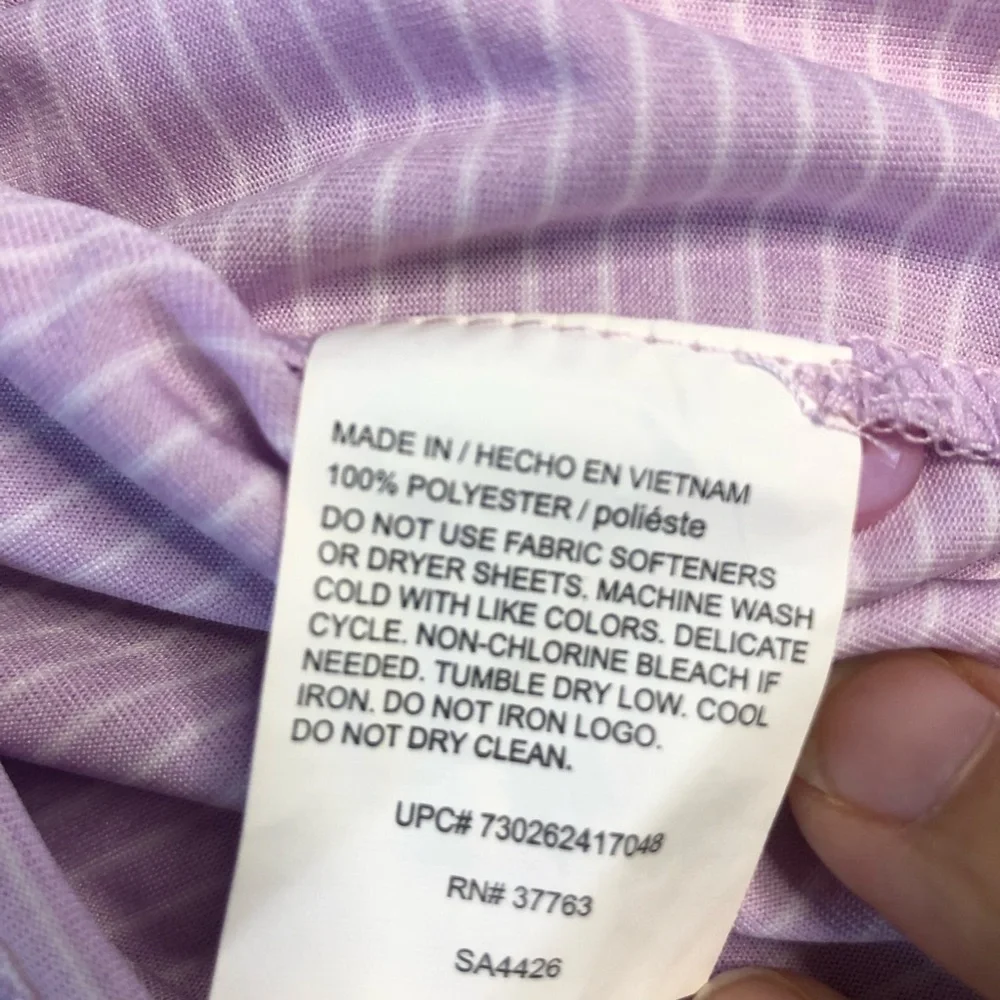 Callaway Polo Shirt Mens 2XL NWT Pink Striped Short Sleeve Golf - Picture 13 of 14